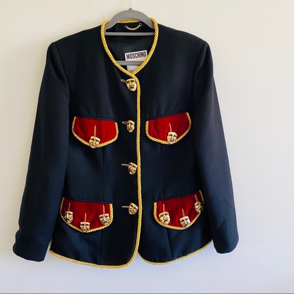 moschino military jacket